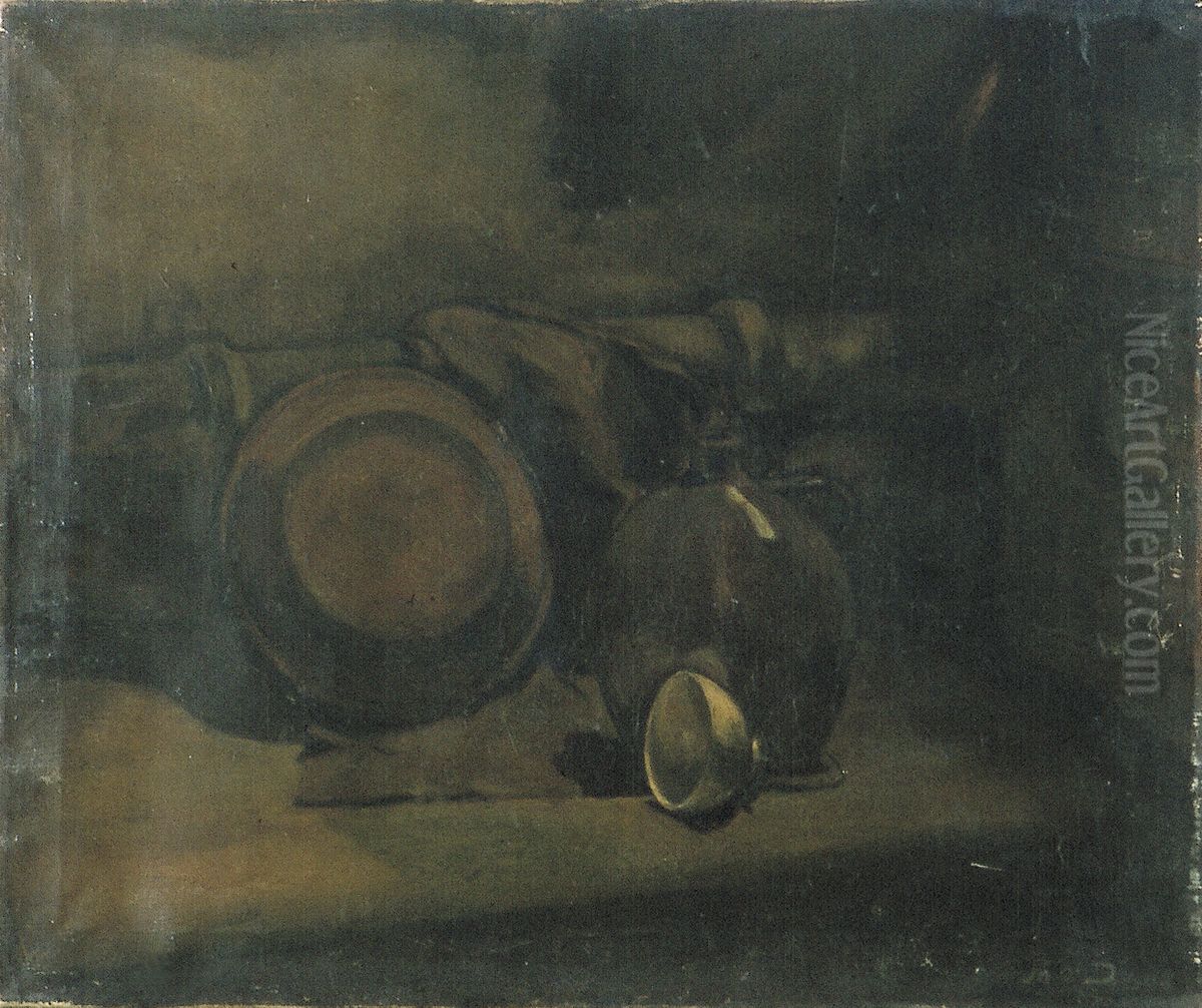 Stilleven Oil Painting by Theo van Doesburg