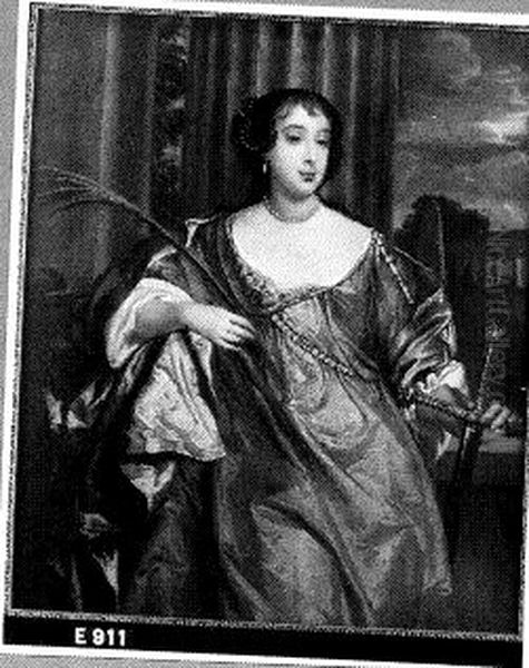 Barbara Palmer (1641-1709), gravin van Castlemaine Oil Painting by Peter Lely