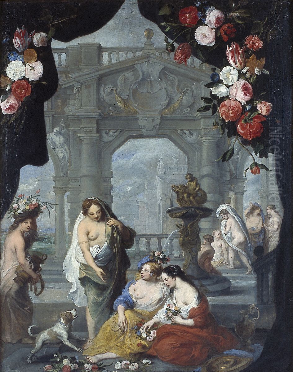 Badende vrouwen Oil Painting by (studio of) Rubens, Peter Paul