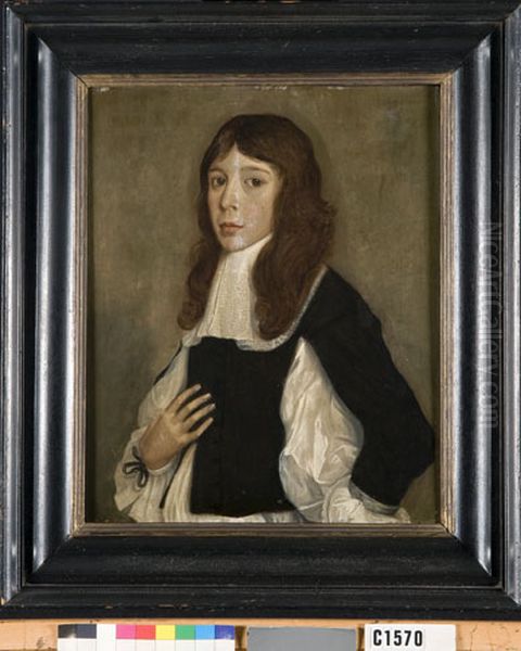 Portrait of Pieter van Hoorn (1640-1684) Oil Painting by Reinier De La Haye