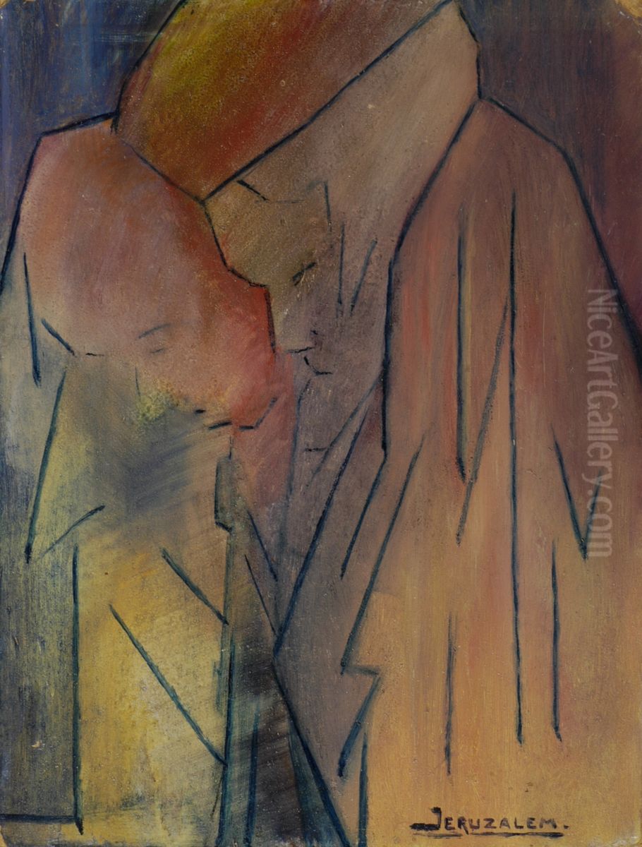 Jeruzalem Oil Painting by Karel Albert Schmidt