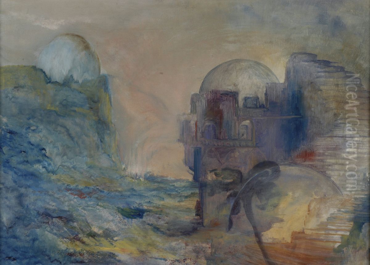 De 2 hoogten Oil Painting by Karel Albert Schmidt