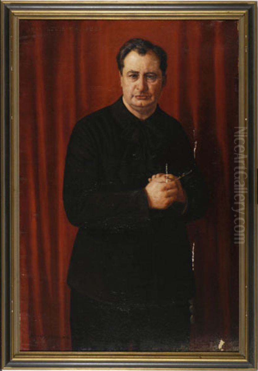 Portrait of Jean Louis Pisuisse Oil Painting by Theo Molkenboer