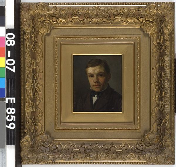 Portrait of Samuel van Witsen (1833-1911) Oil Painting by Matthijs Maris