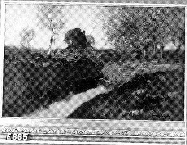 Landschap, riviertje met bomen Oil Painting by Cornelis Kuypers