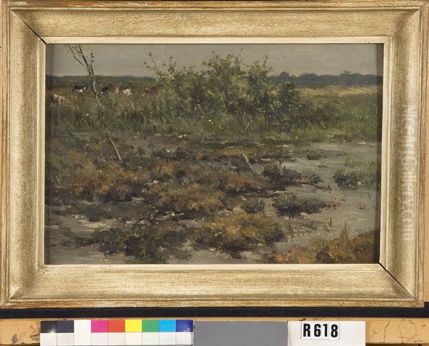 Plas Oil Painting by Johannes-Hubertus-Leonardus de Haas
