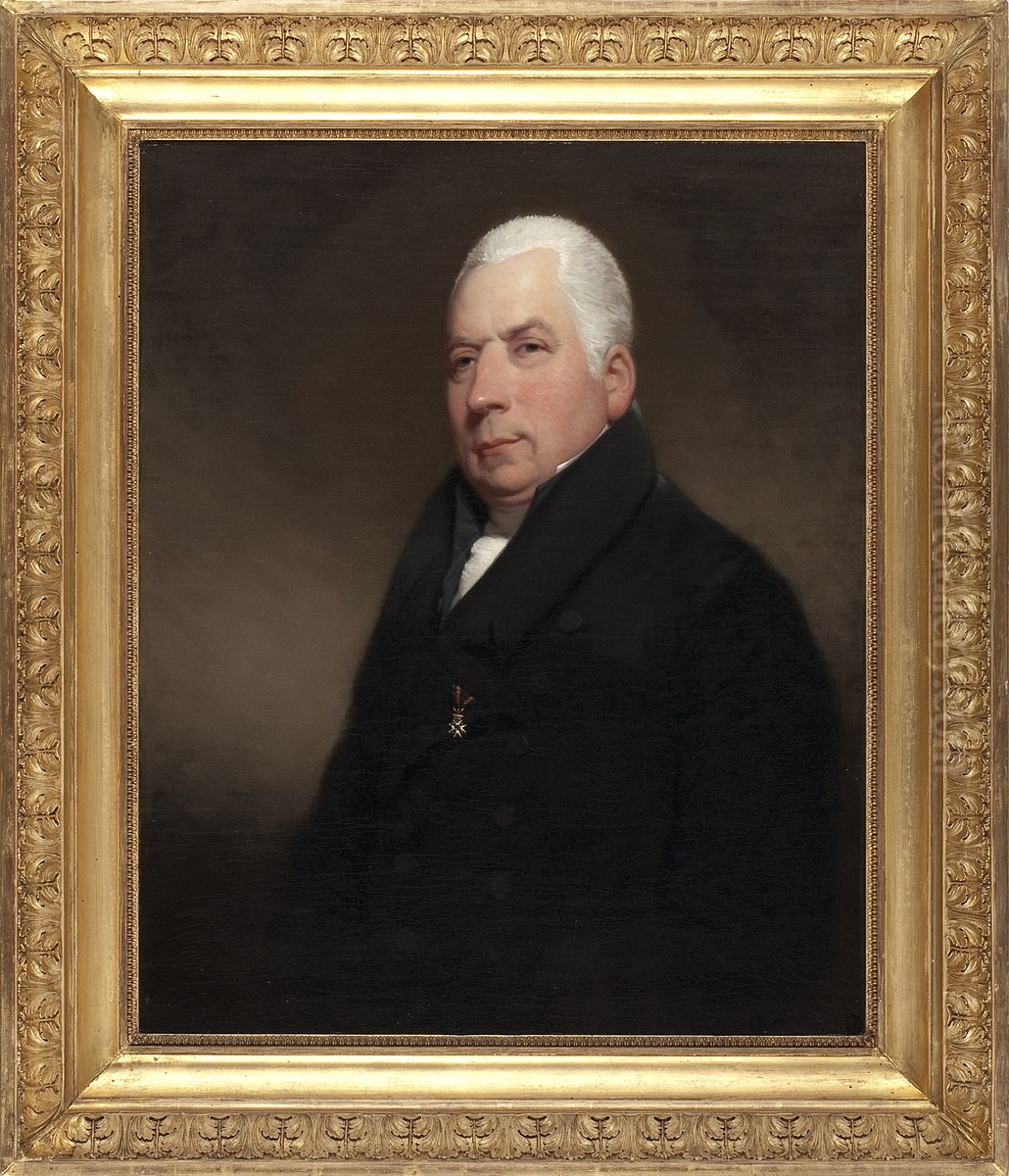 Petrus Jacobus Groen van Prinsterer (1765-1837) Oil Painting by Charles Howard Hodges