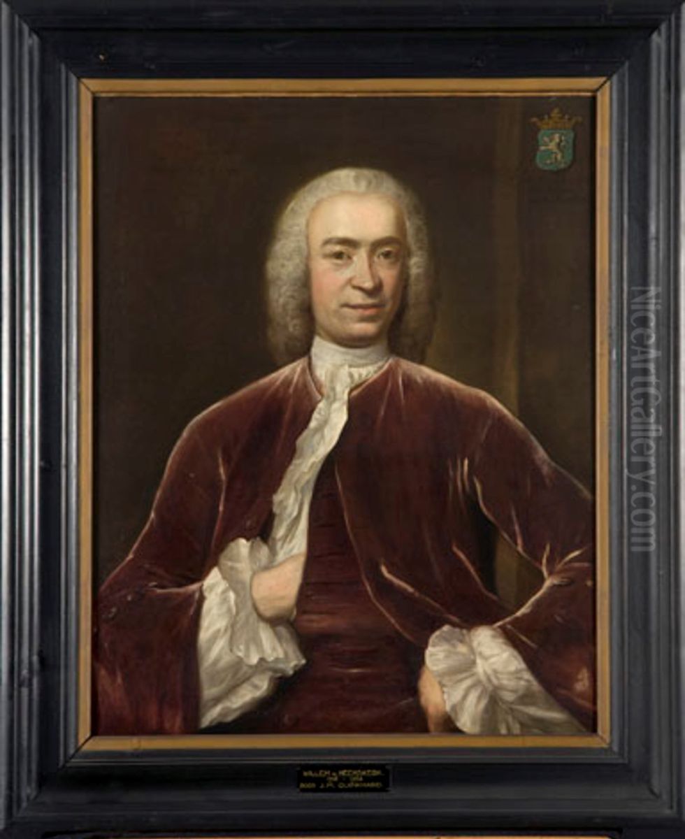 Willem van Heemskerck (1718-1784) Oil Painting by Jan Maurits Quinkhard