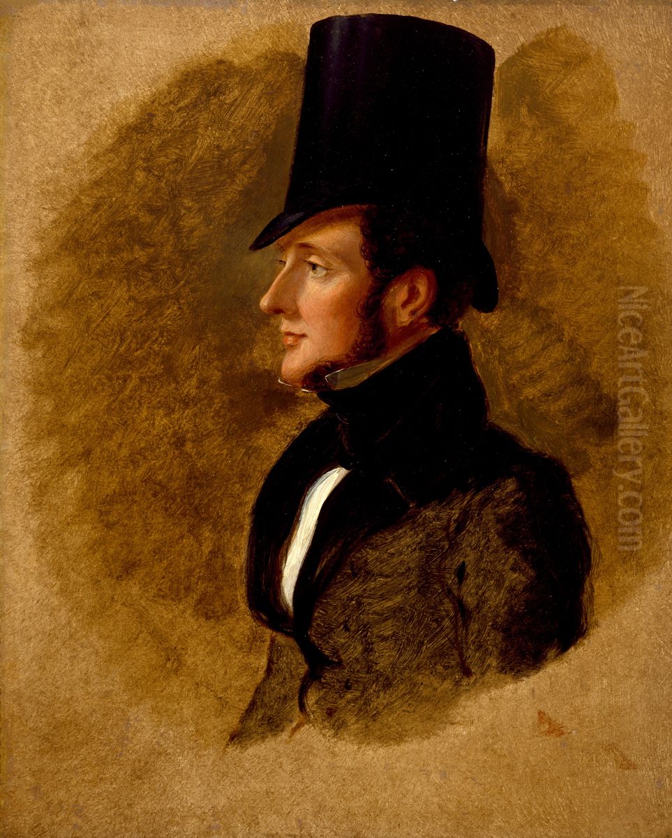 Fitzstephen French, M.P. Oil Painting by George Hayter