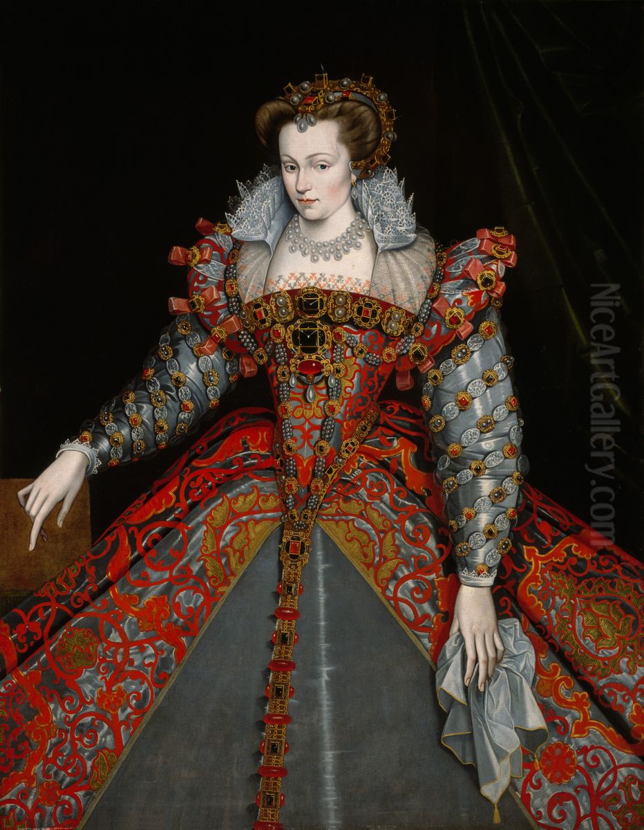 Louise de Lorraine Oil Painting by Francois Clouet