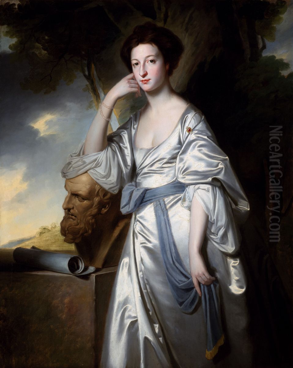 Elizabeth, Lady Blunt Oil Painting by George Romney