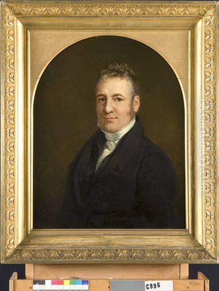 Portrait of probably Reinier Otto Hendrik van Manen (....-1855) Oil Painting by Jan Willem Pieneman