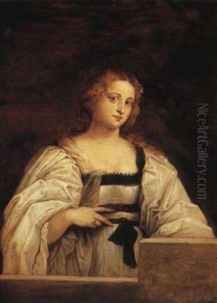 Portrait of a Woman Oil Painting by David Teniers the Younger