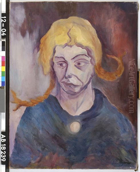 Speelster uit opera Laagland Oil Painting by Karel Albert Schmidt