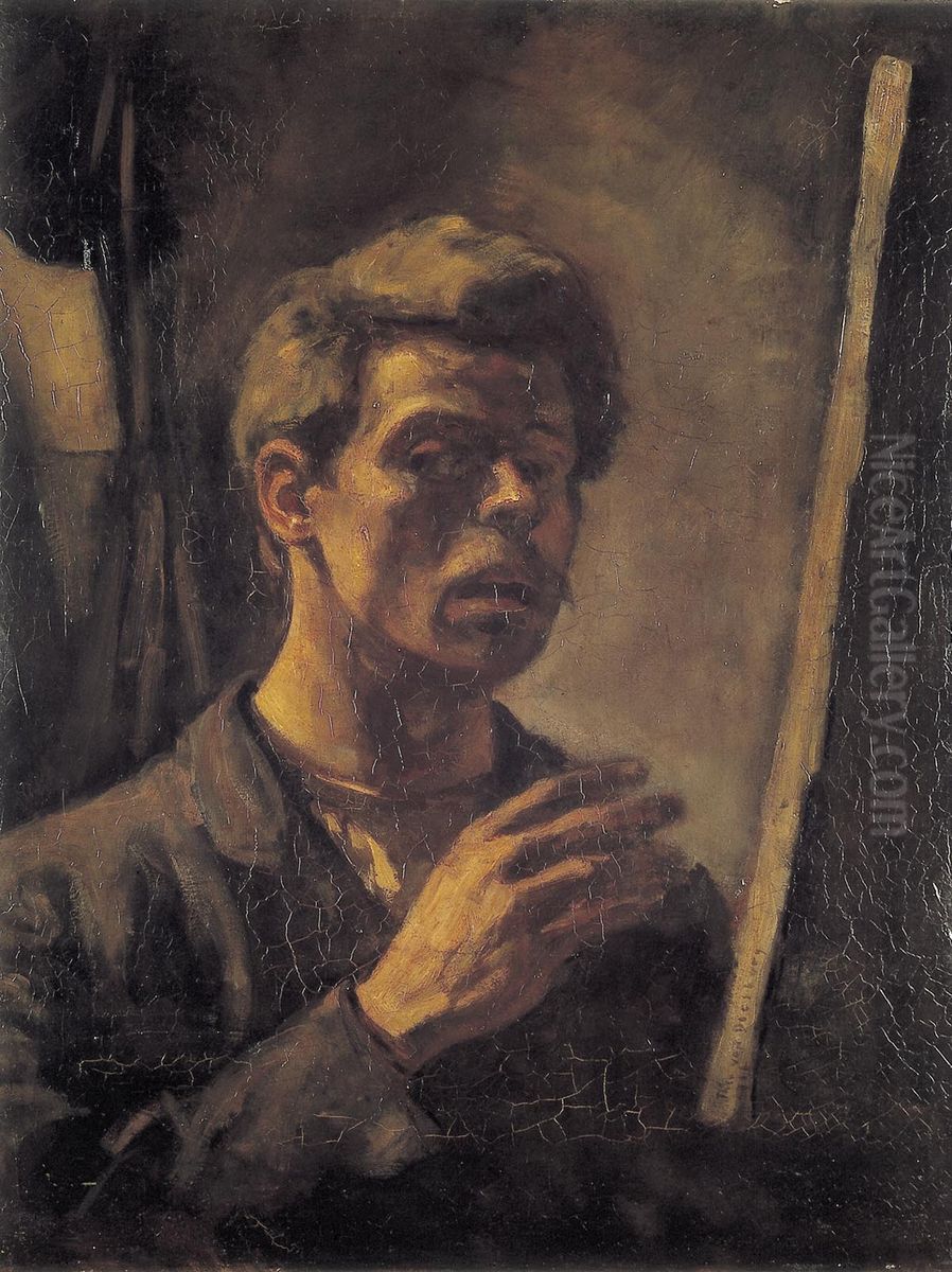 Portrat eines Malers Oil Painting by Theo van Doesburg