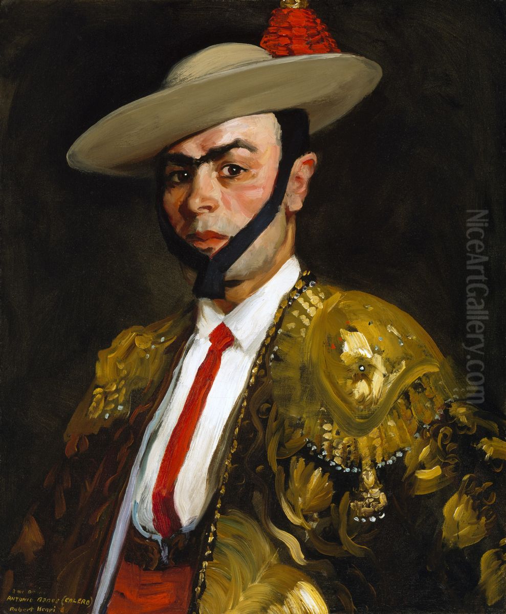 Calero (Antonio Banos) Oil Painting by Robert Henri