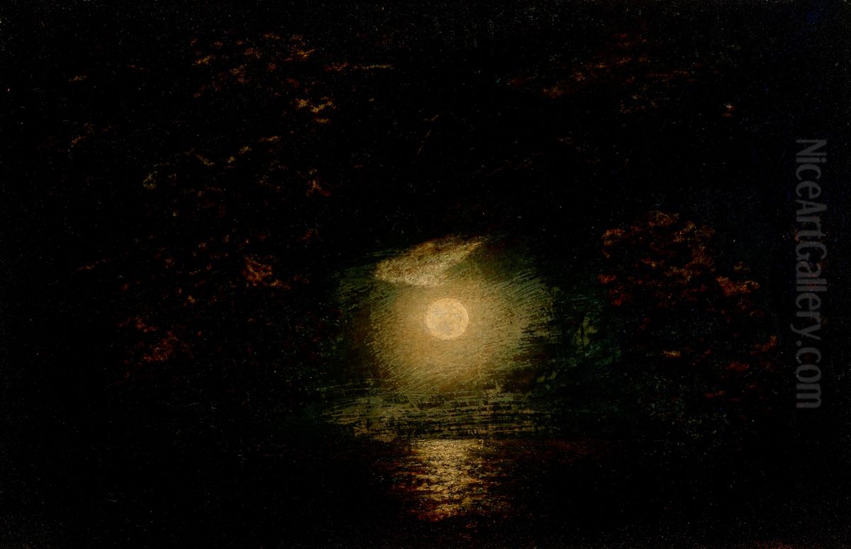 Moonlight Oil Painting by Ralph Albert Blakelock