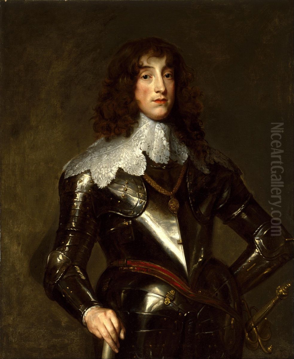 Charles Louis, Elector Palatine Oil Painting by Sir Anthony Van Dyck