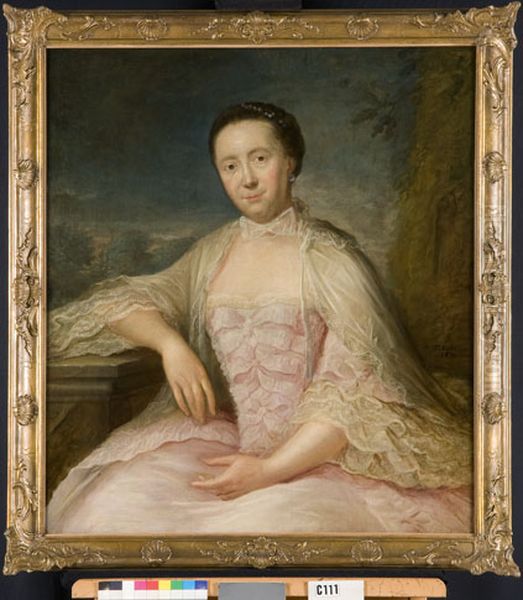 Nalida Johanna Brantsen (1730-1788) Oil Painting by Jan Palthe