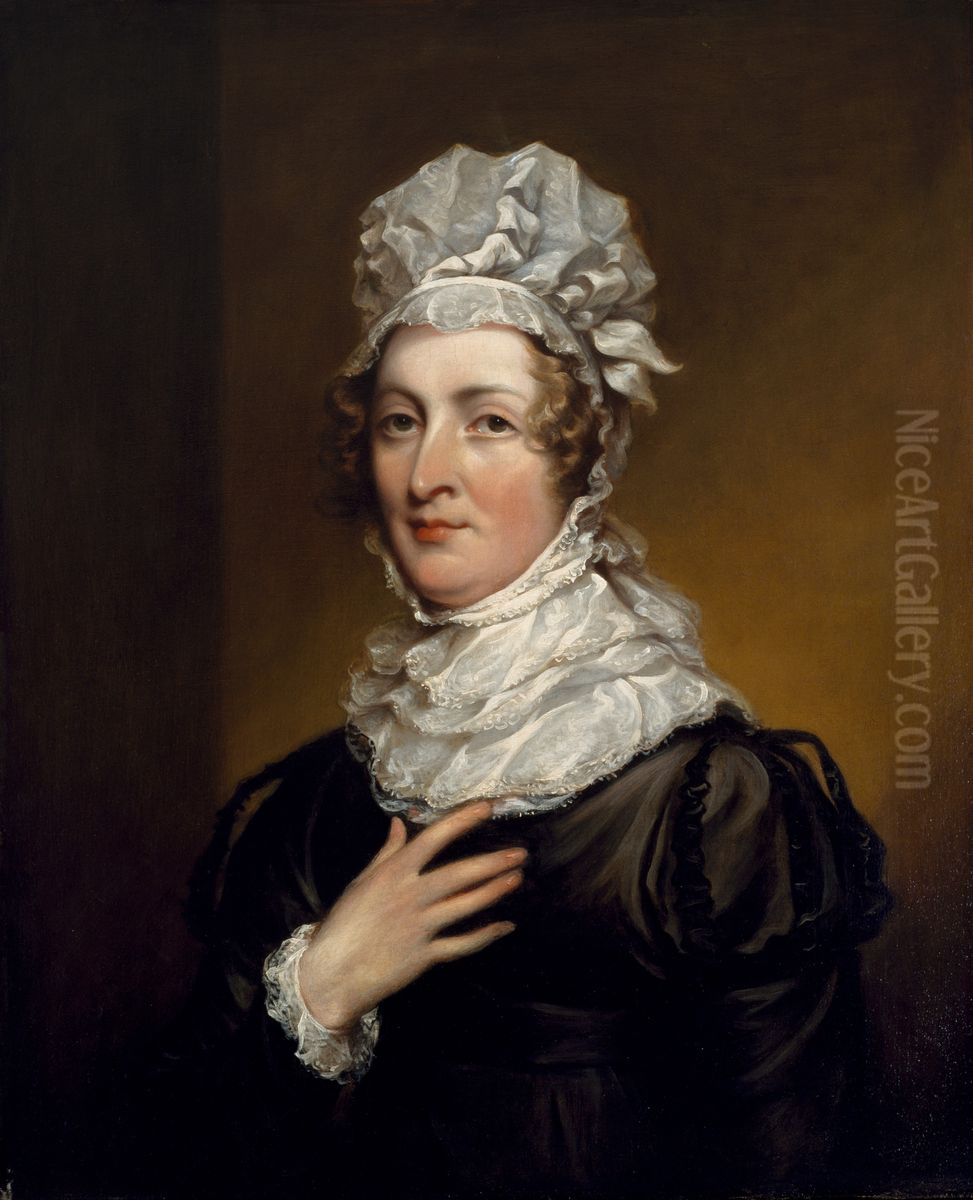 Portrait of Mrs. John Trumbull (Sarah Hope Harvey, 1774-1824) Oil Painting by John Trumbull