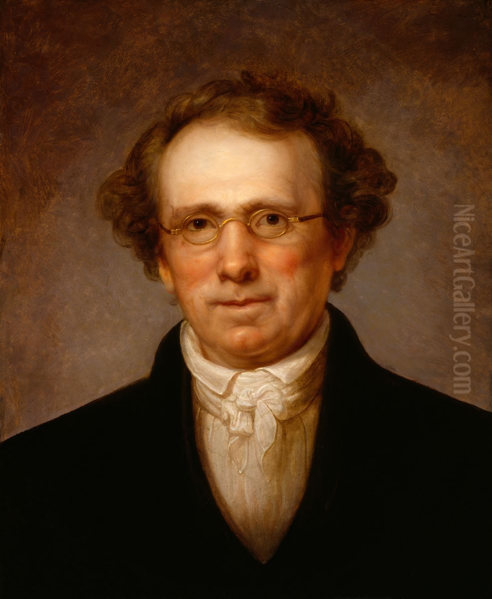 Portrait of Henry Robinson Oil Painting by Rembrandt Peale