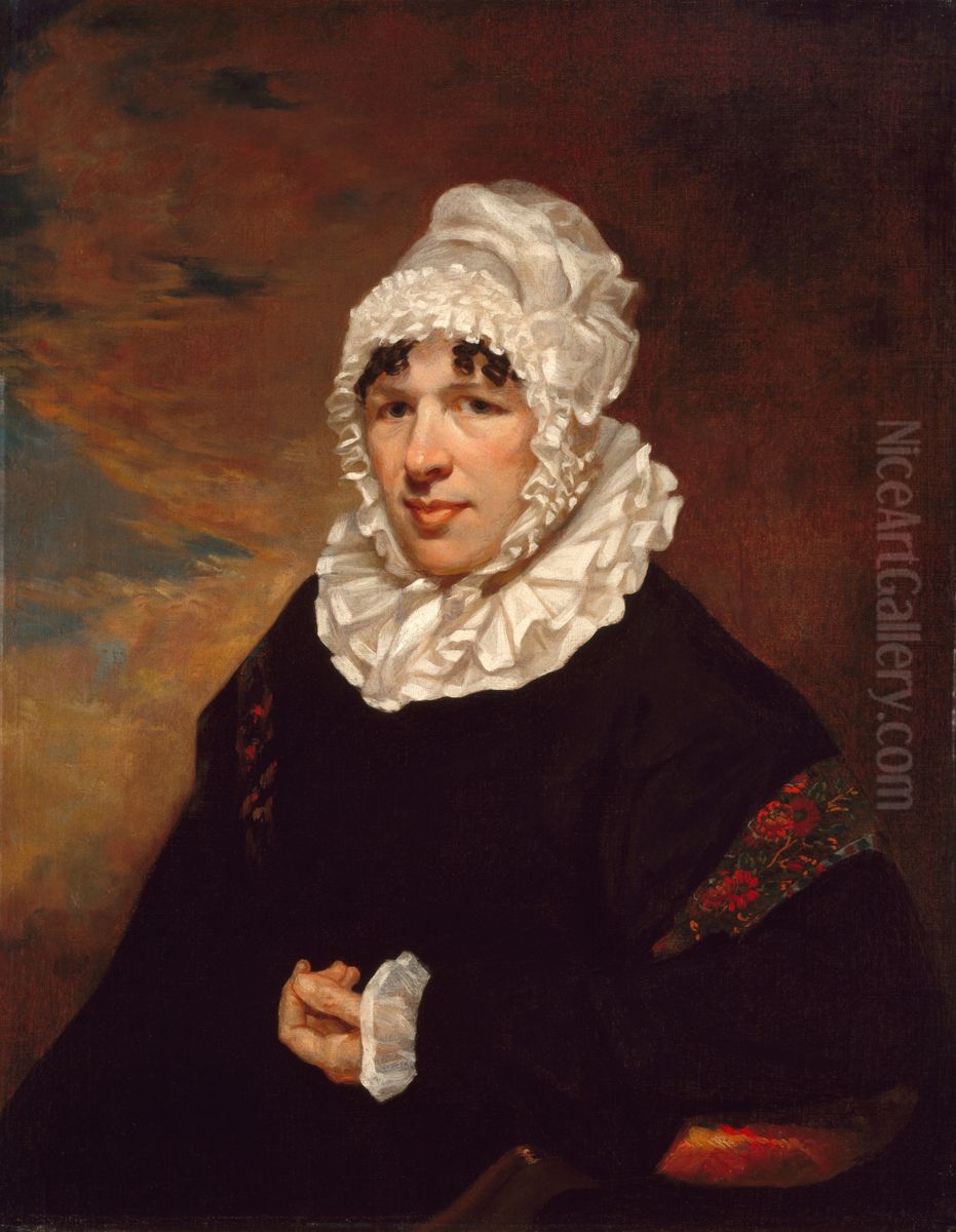 Portrait of Mrs. John Earnest Poyas (Catherine Smith, 1769-1836) Oil Painting by Samuel Finley Breese Morse