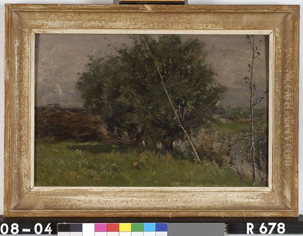 Knotwilgen Oil Painting by Johannes-Hubertus-Leonardus de Haas