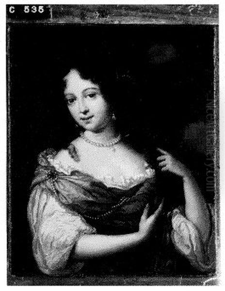 Francoise Fagel (1658-1733), echtgenote van Diederik de Ruet Oil Painting by Reinier De La Haye