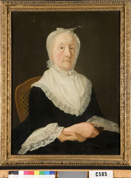 Johanna Elisabeth Meurs (1718-1782) Oil Painting by Hermanus Numan