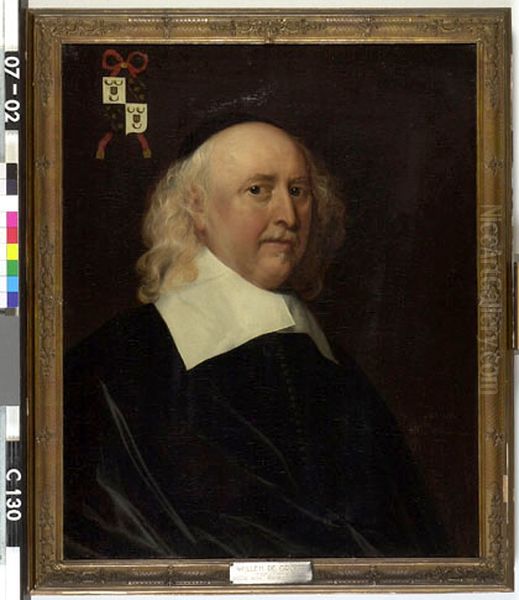 Willem de Groot (1597-1662) Oil Painting by Adriaen Hanneman