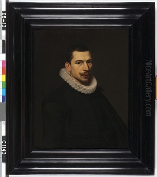 Jan van Hoek (1595-1674) Oil Painting by Cornelis van der Voort