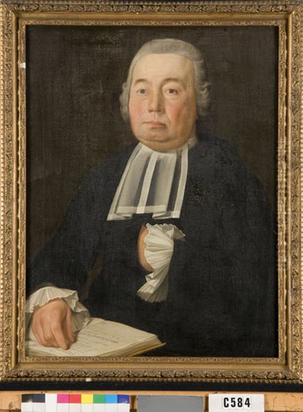 Portrait of Johan Wichers (1720-1785) Oil Painting by Hermanus Numan