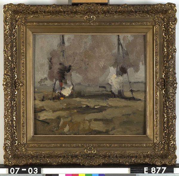 Heistelling Oil Painting by George Hendrik Breitner