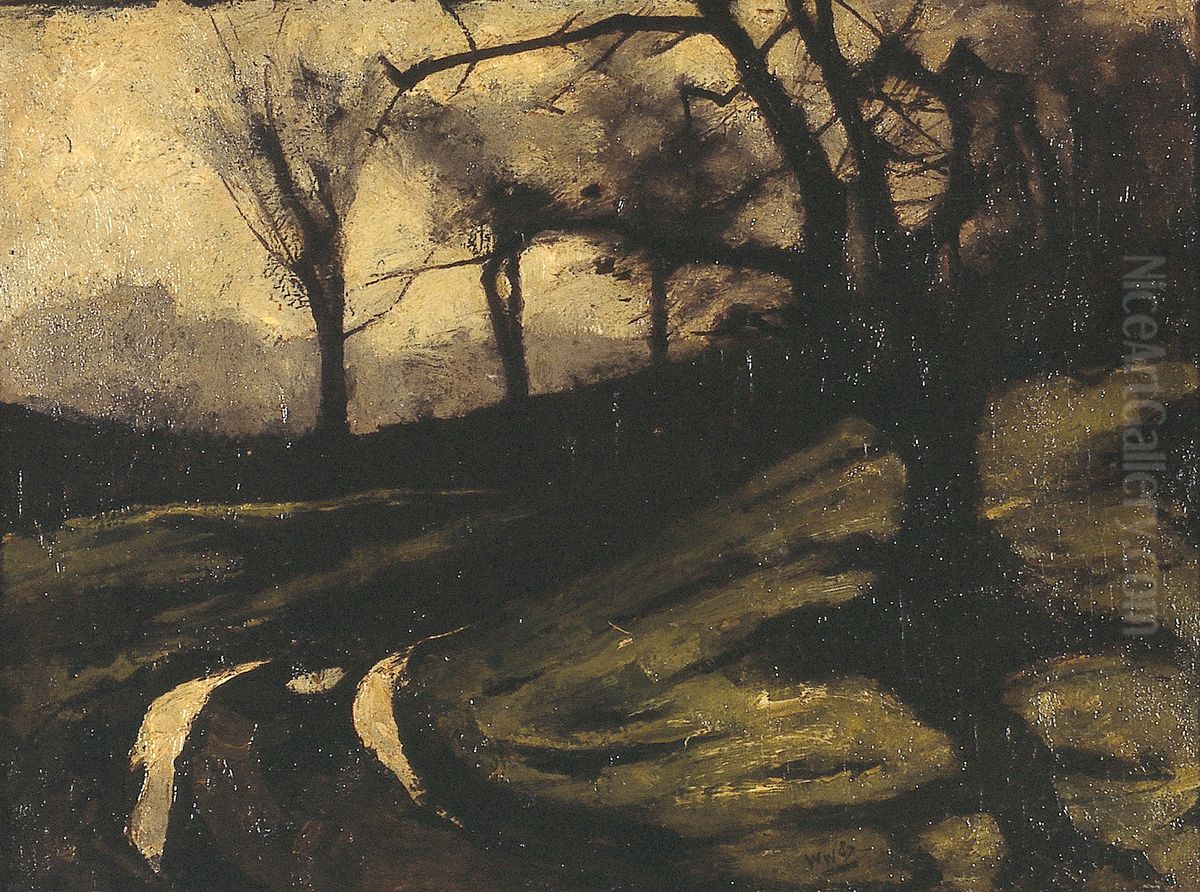 Landweg Oil Painting by Willem Witsen