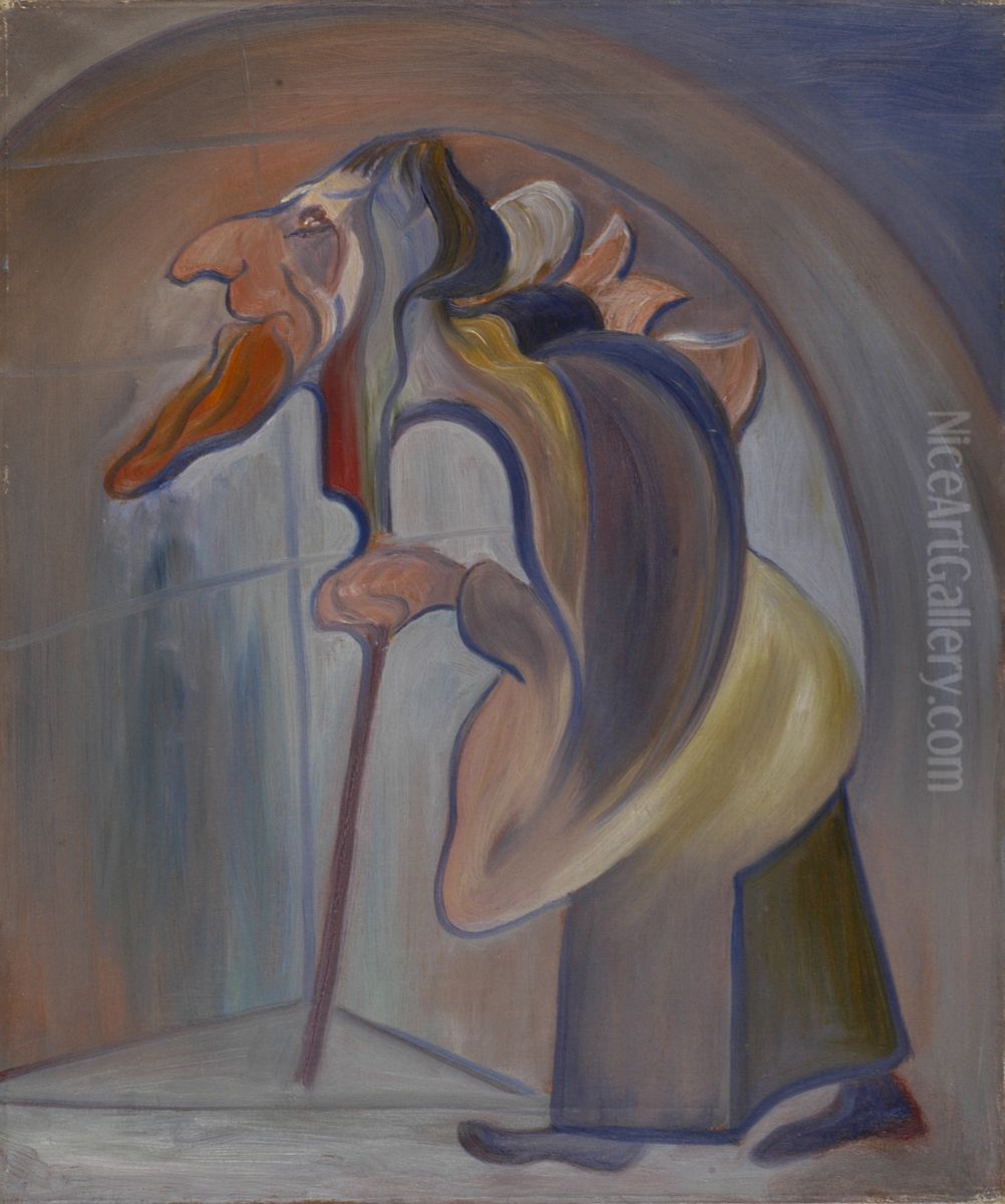 Ahasverus Oil Painting by Karel Albert Schmidt