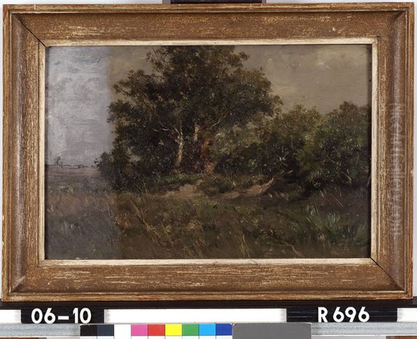 Berkenbosje Oil Painting by Johannes-Hubertus-Leonardus de Haas Berkenbosje Oil Painting by Johannes-Hubertus-Leonardus de Haas