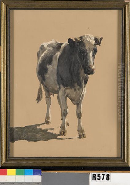 Studie van een koe Oil Painting by Johannes-Hubertus-Leonardus de Haas Studie van een koe Oil Painting by Johannes-Hubertus-Leonardus de Haas
