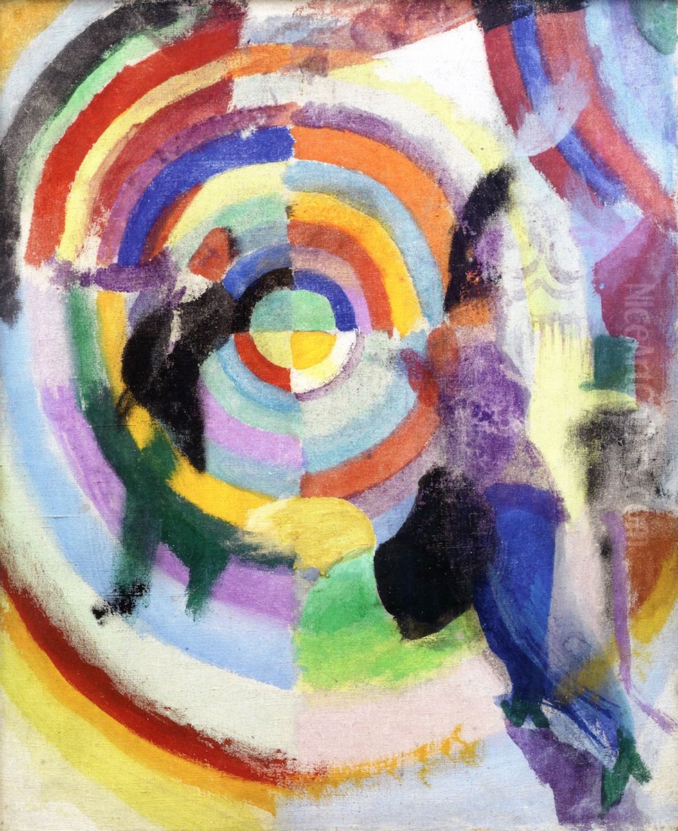 Political Drama Oil Painting by Robert Delaunay