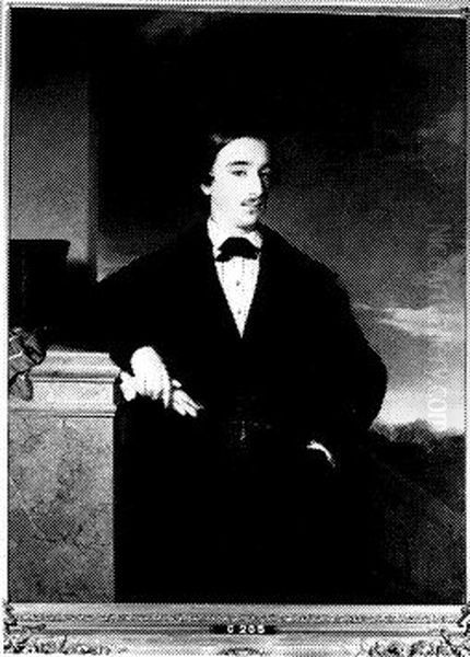 Portrait of Louis Evert van Heeckeren (1830-1883) Oil Painting by Anton Einsle