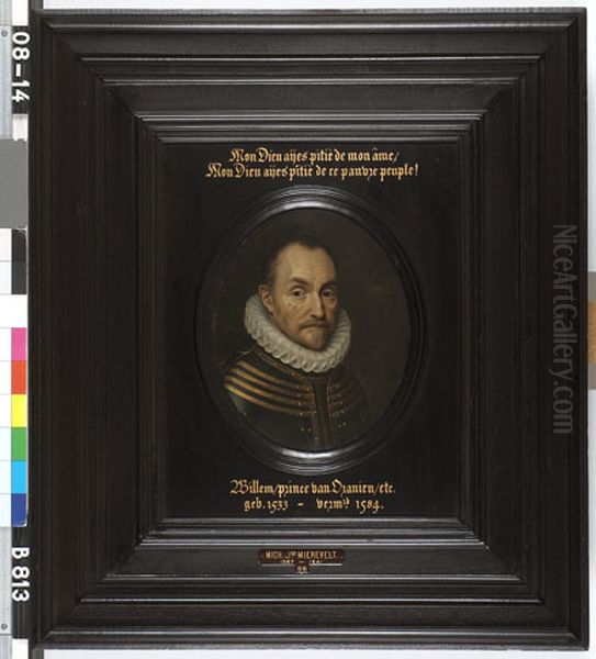 Willem I (1533-1584), Prince of Orange Oil Painting by Michiel Jansz. van Mierevelt