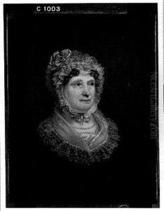 Portret van een vrouw, mogelijk Evertje Romein (1760-1830). Echtgenote van Evert Duverge