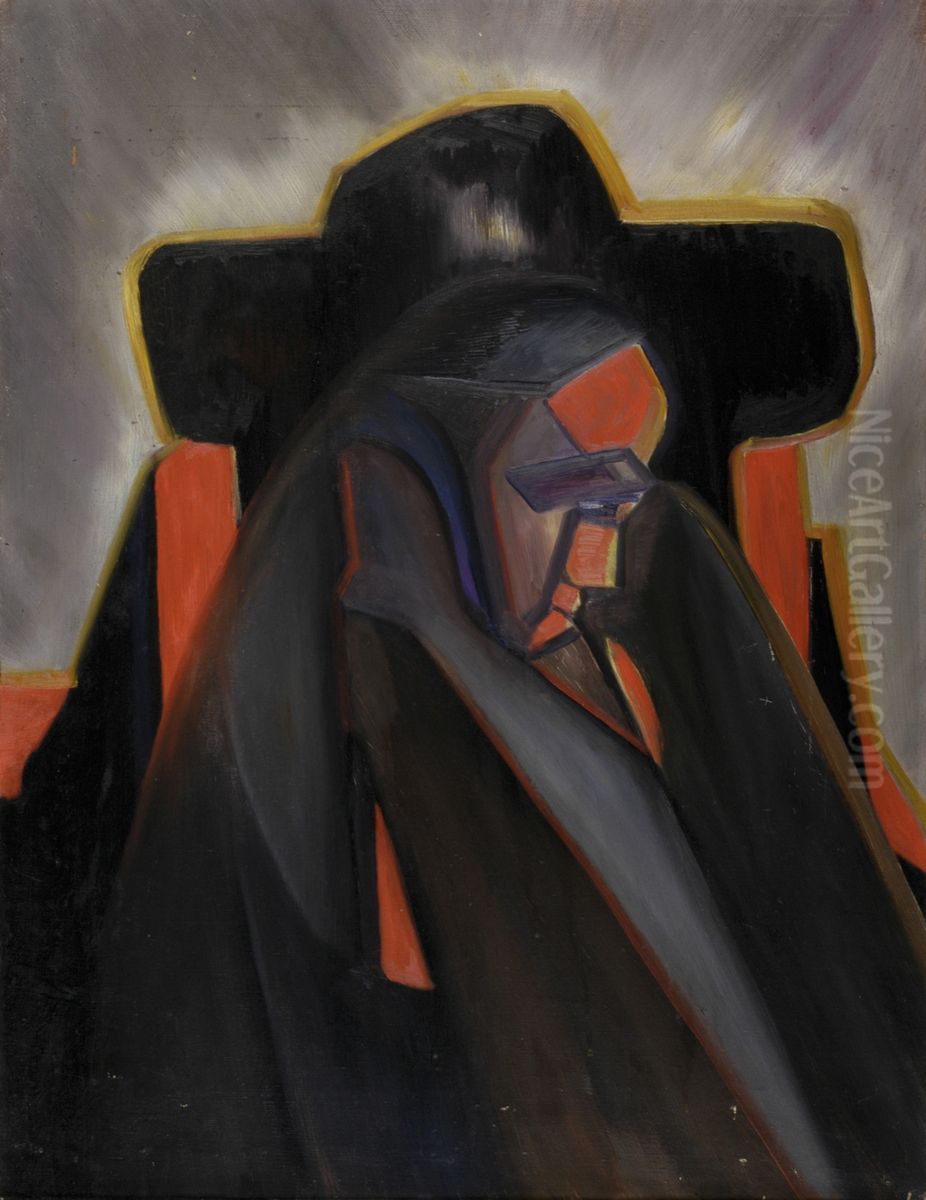 De kardinaal Oil Painting by Karel Albert Schmidt