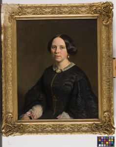 Portrait of Johanna Constantia Vreede (1829-1897), vrouw van  Prof. mr. Otto van Rees (1825-1868)