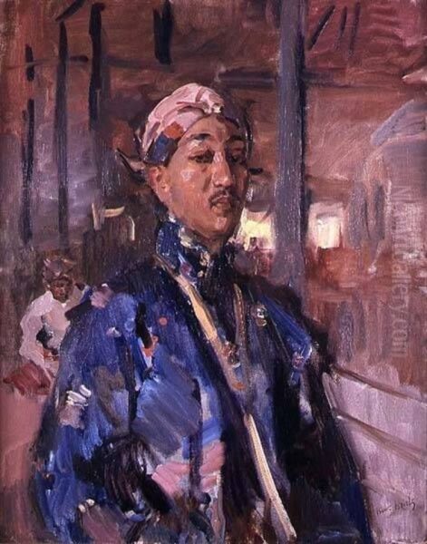 sultan of Pangeran Ario Praboe Mangkoenegara VI Oil Painting by Isaac Lazarus Israels