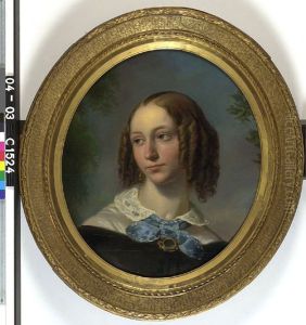 Portrait of mw. Karolina Wilhelmina Kaiser (1817-1891), gehuwd met S. Couwenberg Portrait of mw. Karolina Wilhelmina Kaiser (1817-1891), gehuwd met S. Couwenberg