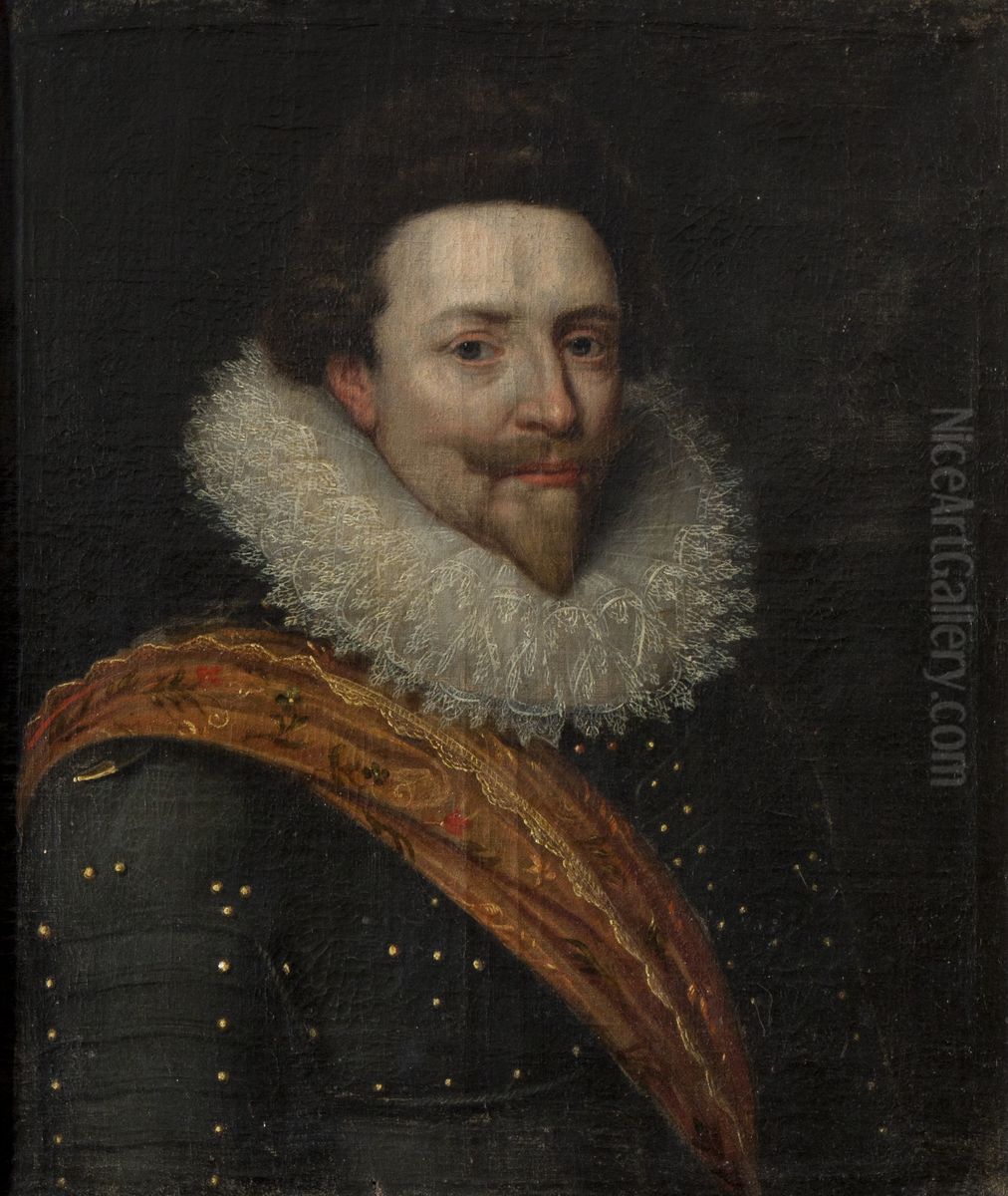 Frederik Hendrik (1584-1647), Prins van Oranje Oil Painting by Anselm van Hulle