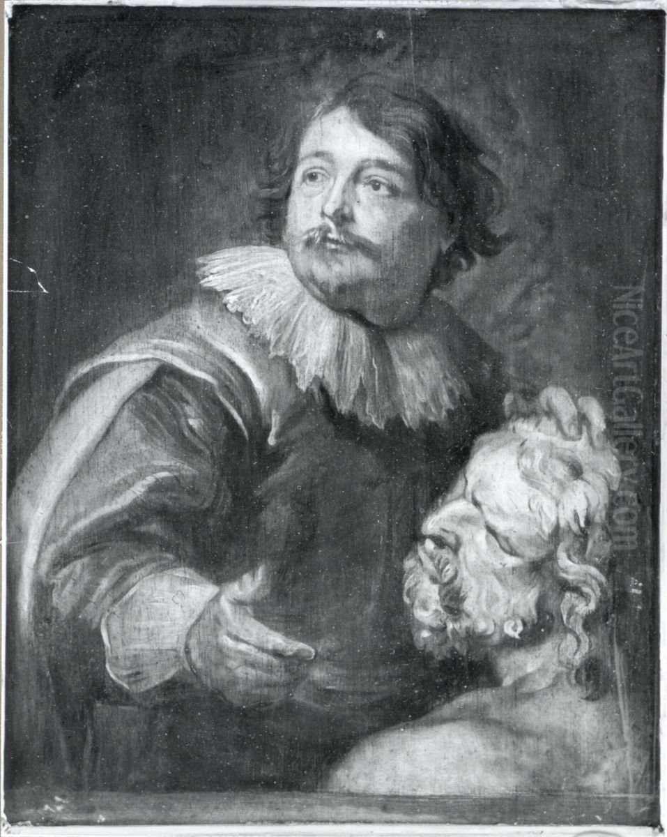 Andreas Colijns de Nole (1598-1638), Antwerps beeldhouwer Oil Painting by Sir Anthony Van Dyck