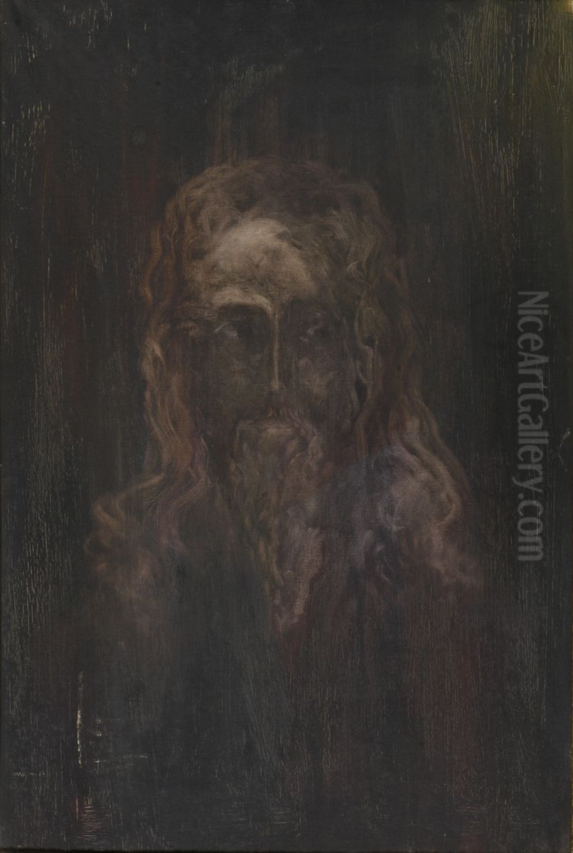 Christus Oil Painting by Karel Albert Schmidt