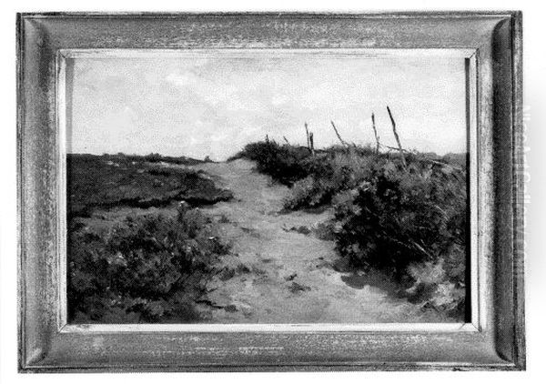 Pad in de duinen Oil Painting by Johannes-Hubertus-Leonardus de Haas