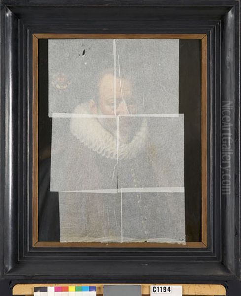 Portrait of Bonifacius de Jonge (1567-1625) Oil Painting by Michiel Jansz. van Mierevelt